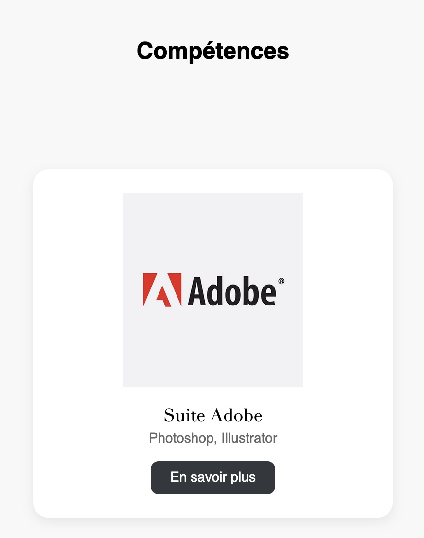 carte produit version mobile